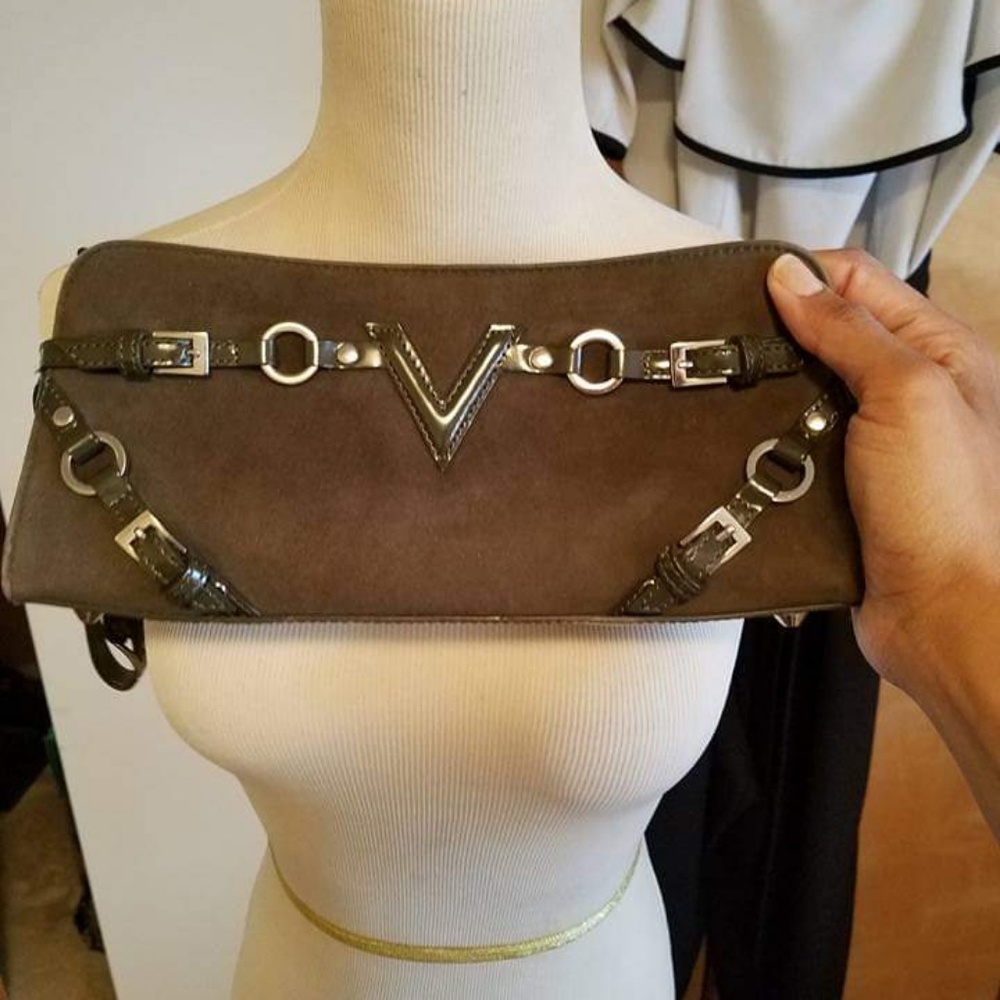 🎯Via Spiga Olive Green Clutch